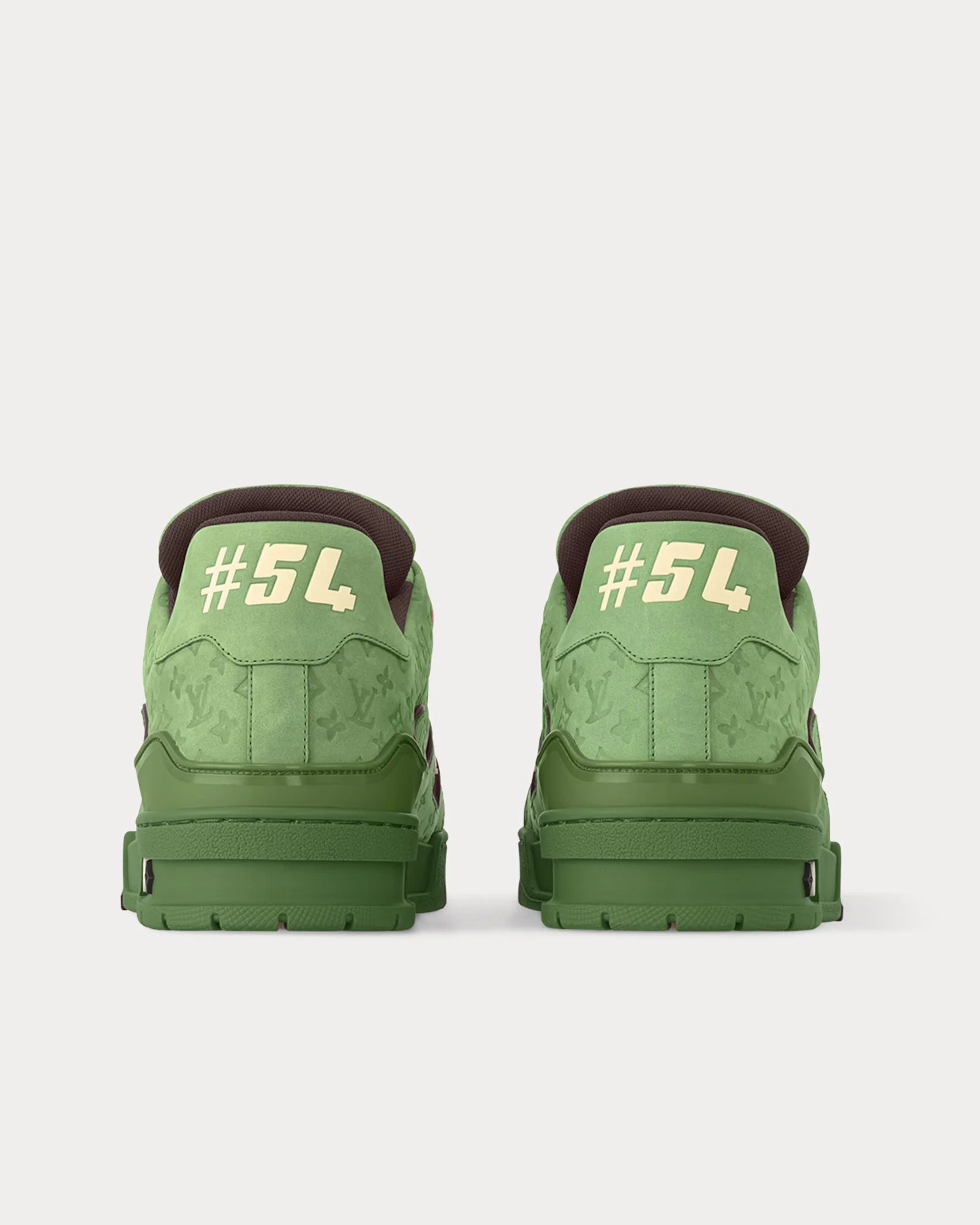 #54 LV trainer “green monogram”